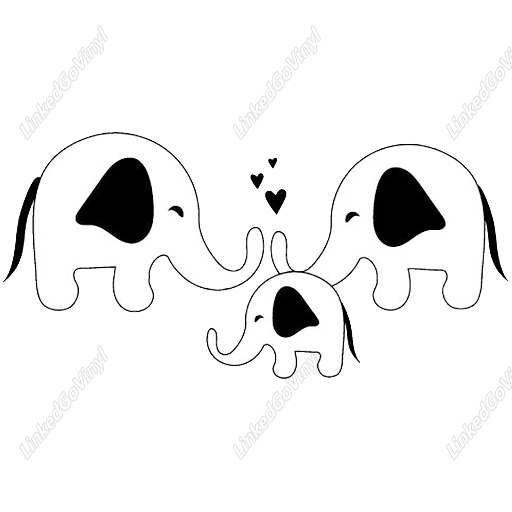 Free Free 204 Family Elephant Svg SVG PNG EPS DXF File