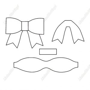 Design Free Hair Bow Template SVG Files - LinkedGo Vinyl