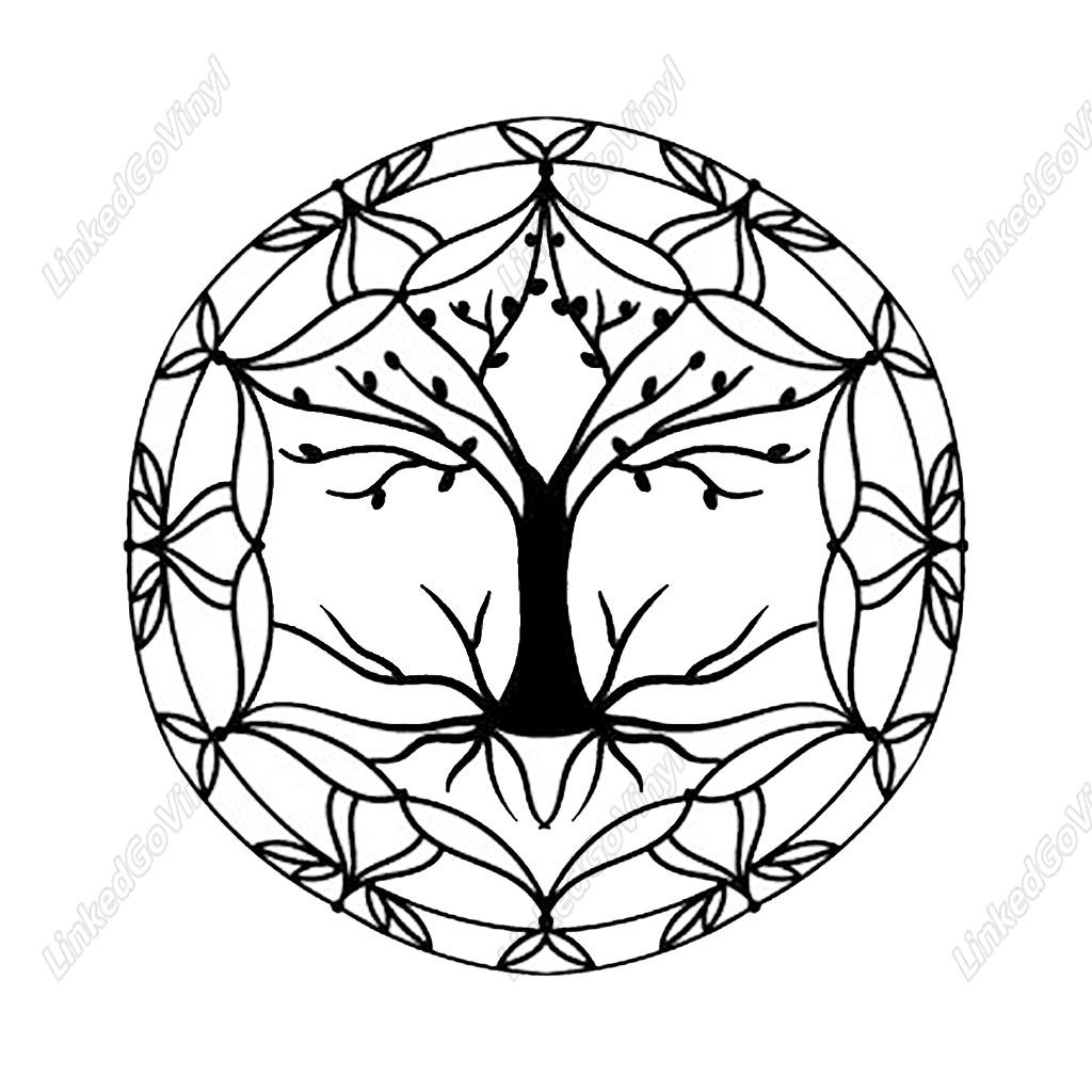 Download Design Free Tree of Life Mandala SVG Files | LinkedGo Vinyl