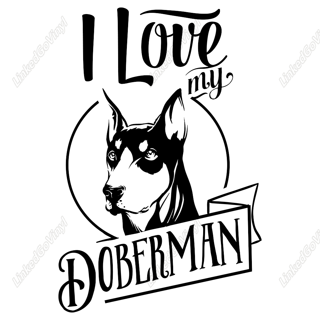 Download Design Free I Love My Doberman Graphics Svg Files Linkedgo Vinyl