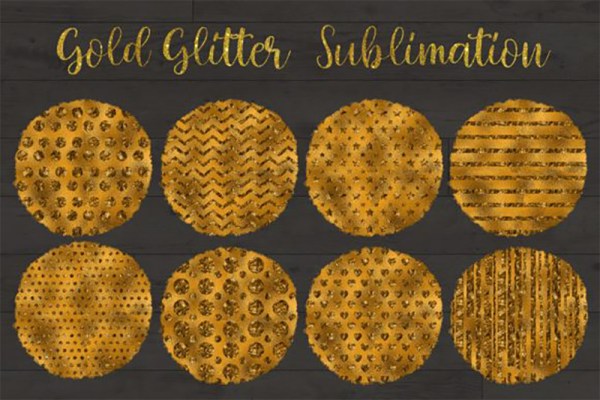 Sublimation Gold Glitter Background Graphics Craft Design Linkedgo Vinyl